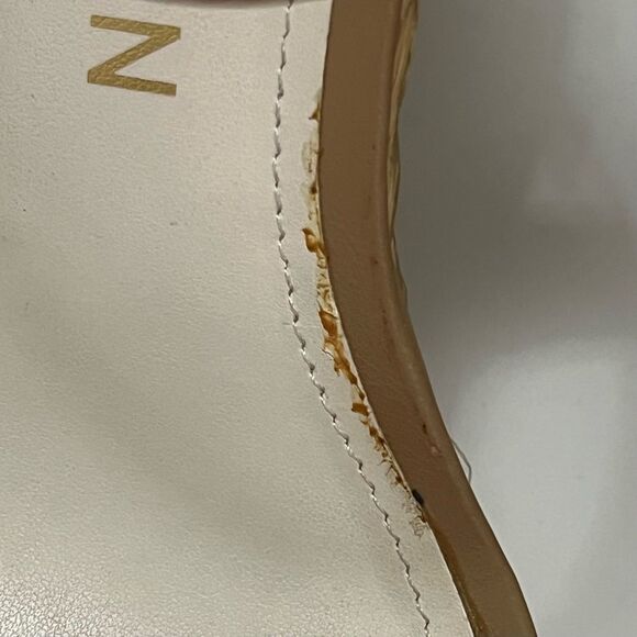 Anne Klein Lina Espadrille Wedge Shoes Women’s‎ 10 Gold Woven Metallic Designer - Picture 13 of 16